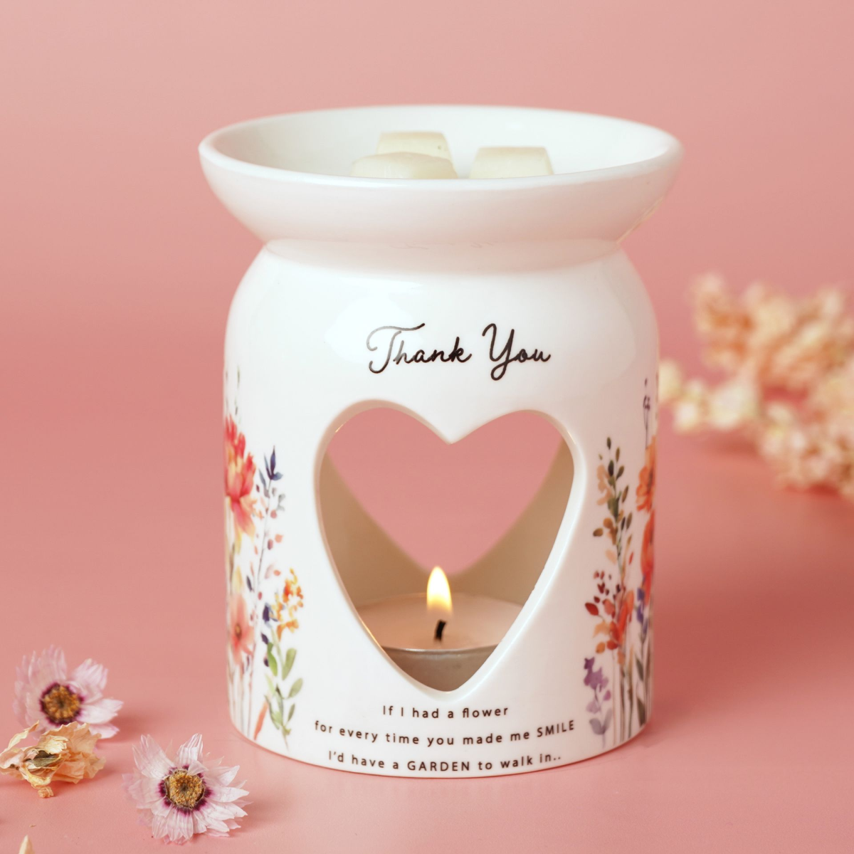 The Cottage Garden Wax Melt Burner - Thank You