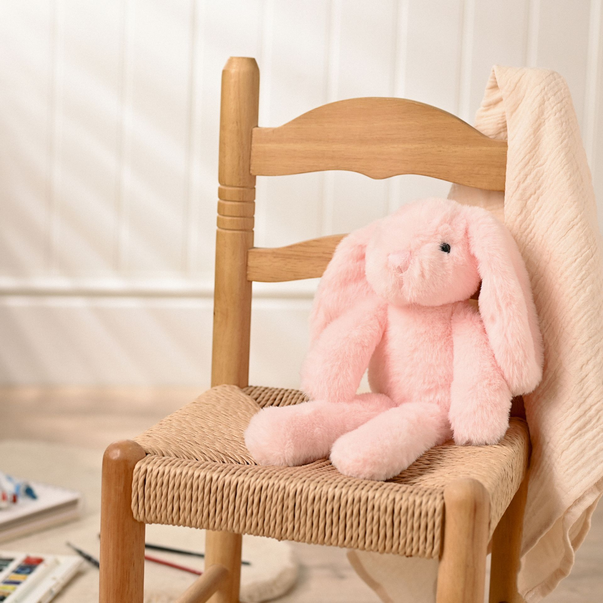 Katie The Plush Long Leg Light Pink Bunny 35 cm