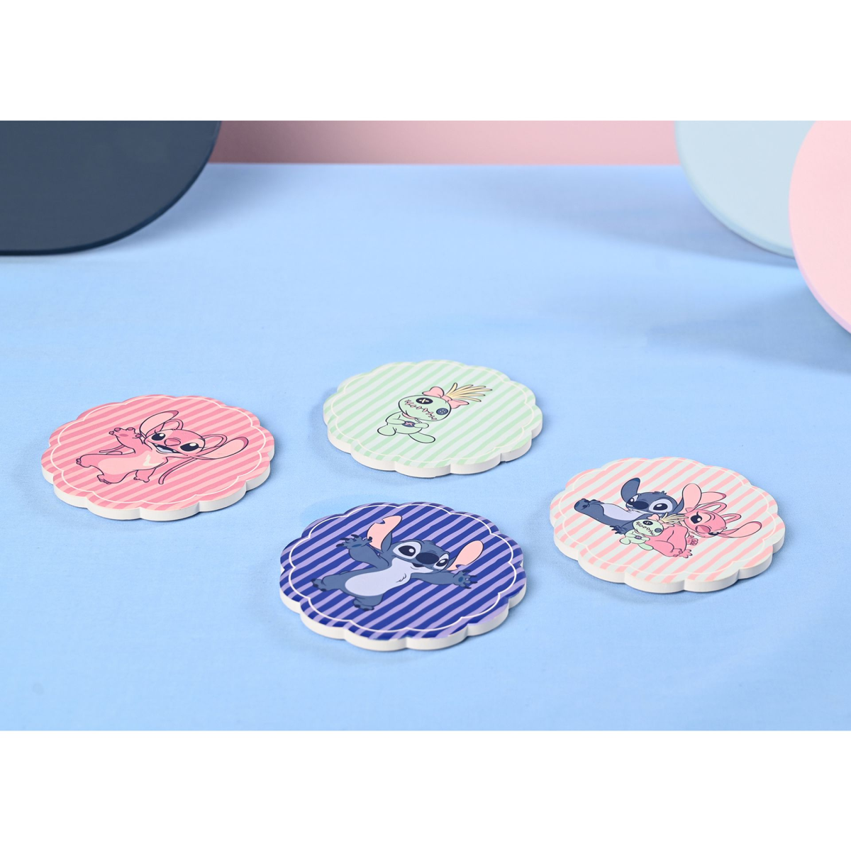 Disney Stitch Set Of 4 Ceramic Coasters