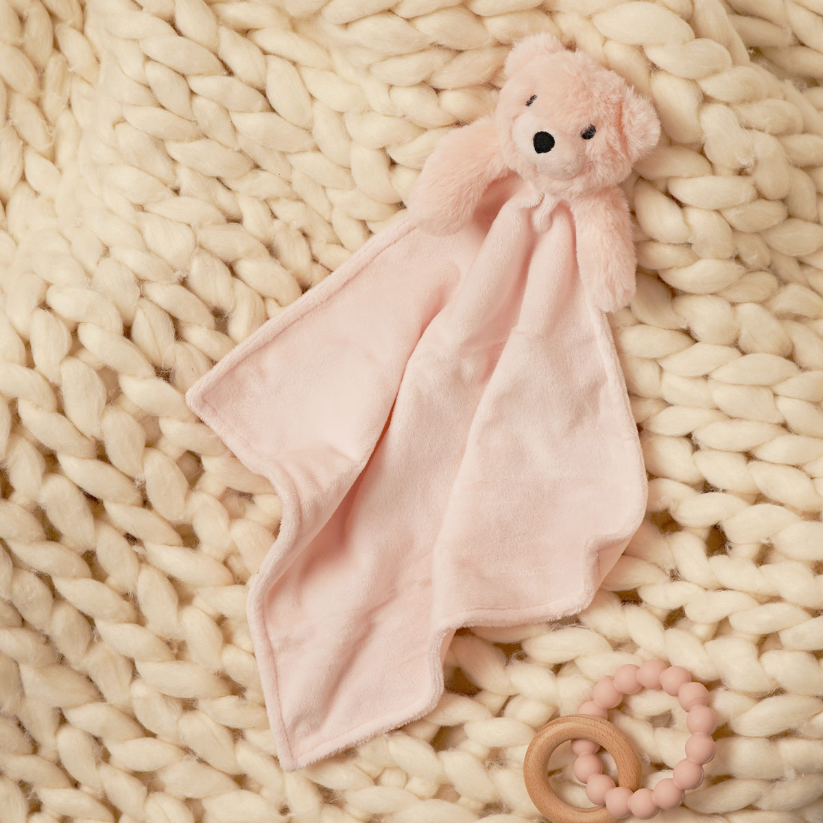 Willow the Plush Pink Bear - Baby Comforter