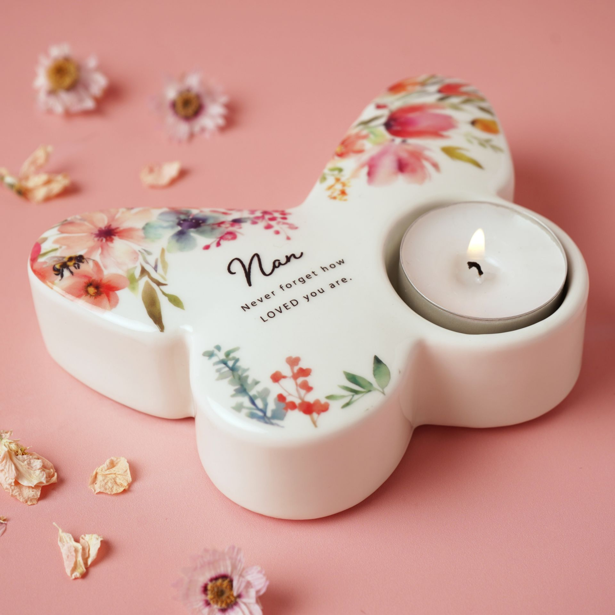 The Cottage Garden Butterfly Tealight Holder - Nan