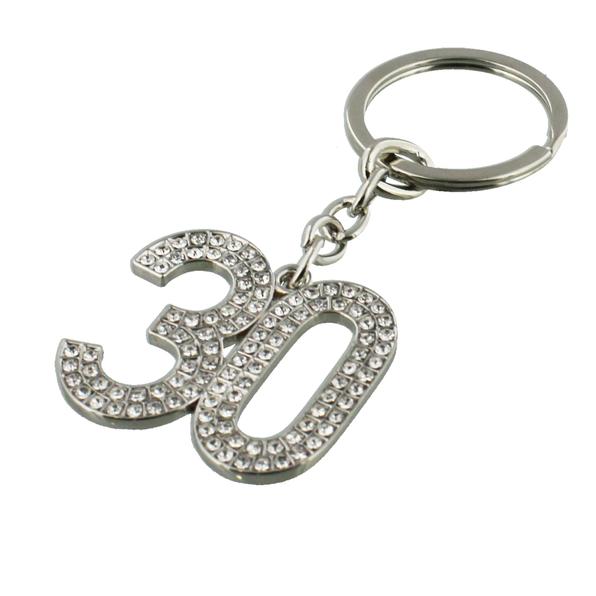 Milestones Crystal Keyring - 30