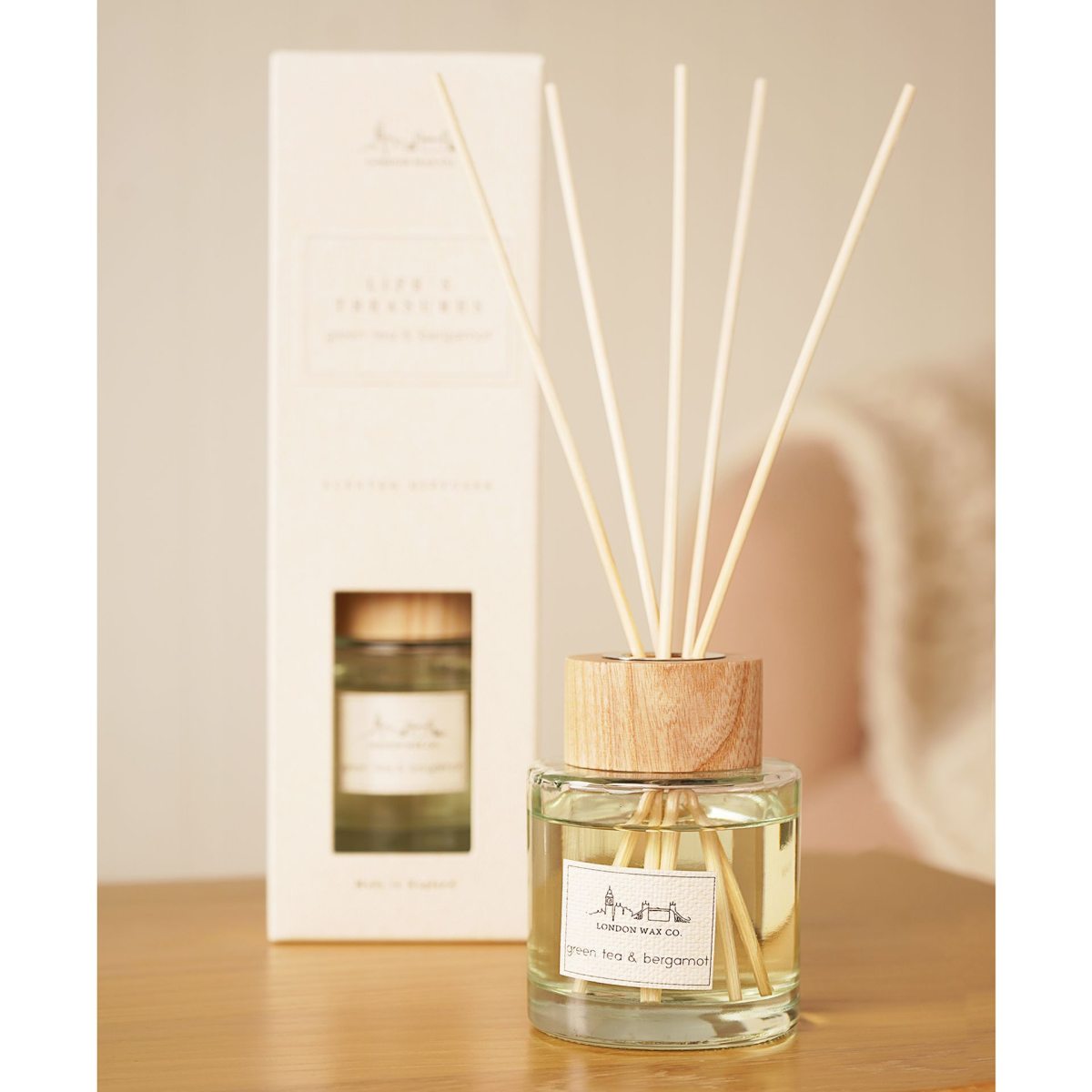 The London Wax Company Green Tea & Bergamot Diffuser 100ml