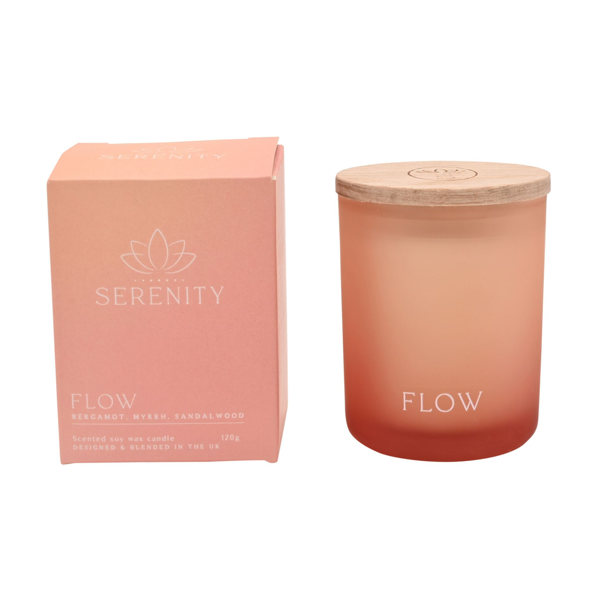 Serenity Flow Candle 120g Bergamot, Myrrh & Sandalwood