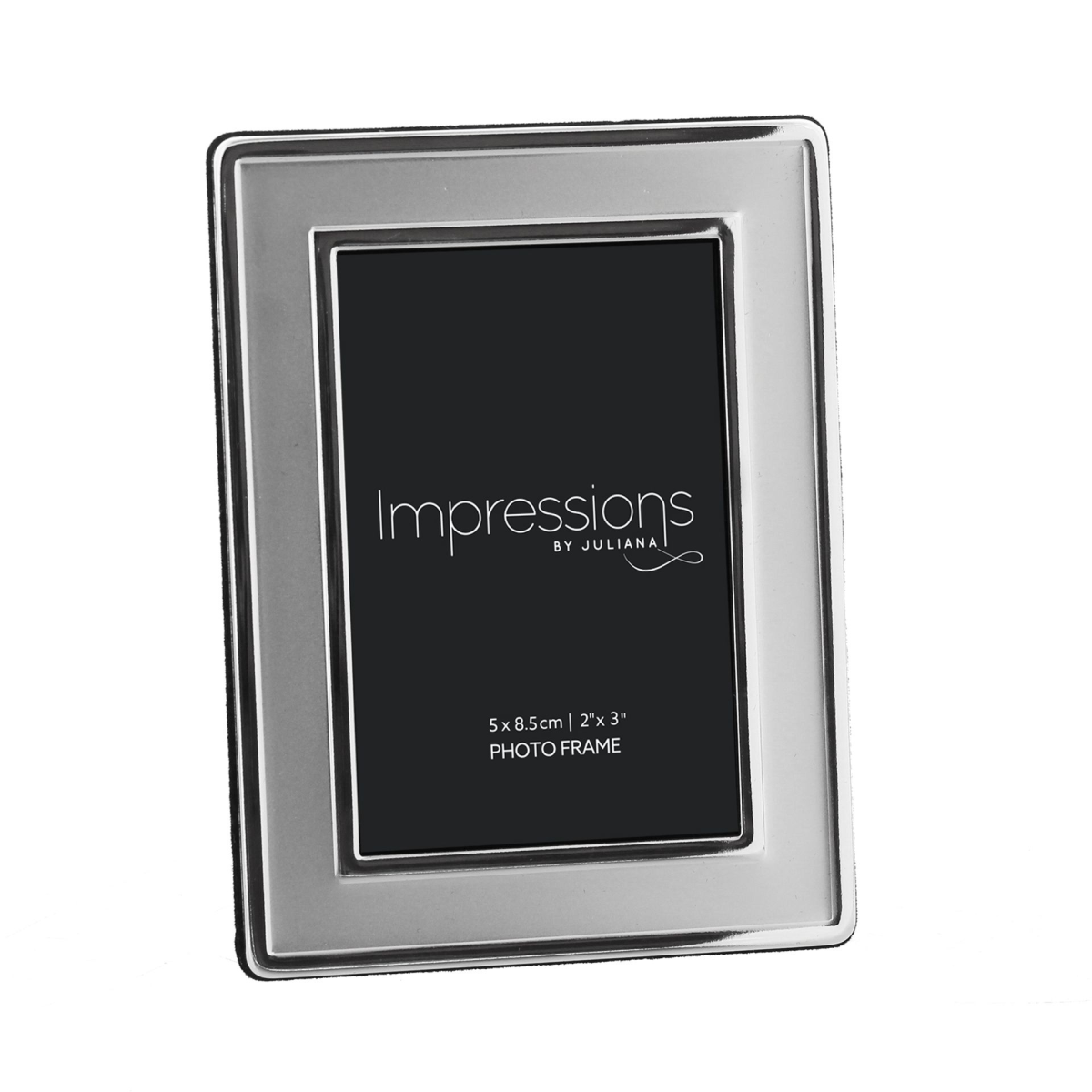 Silverplated Satin Plain Photoframe 2" x 3"