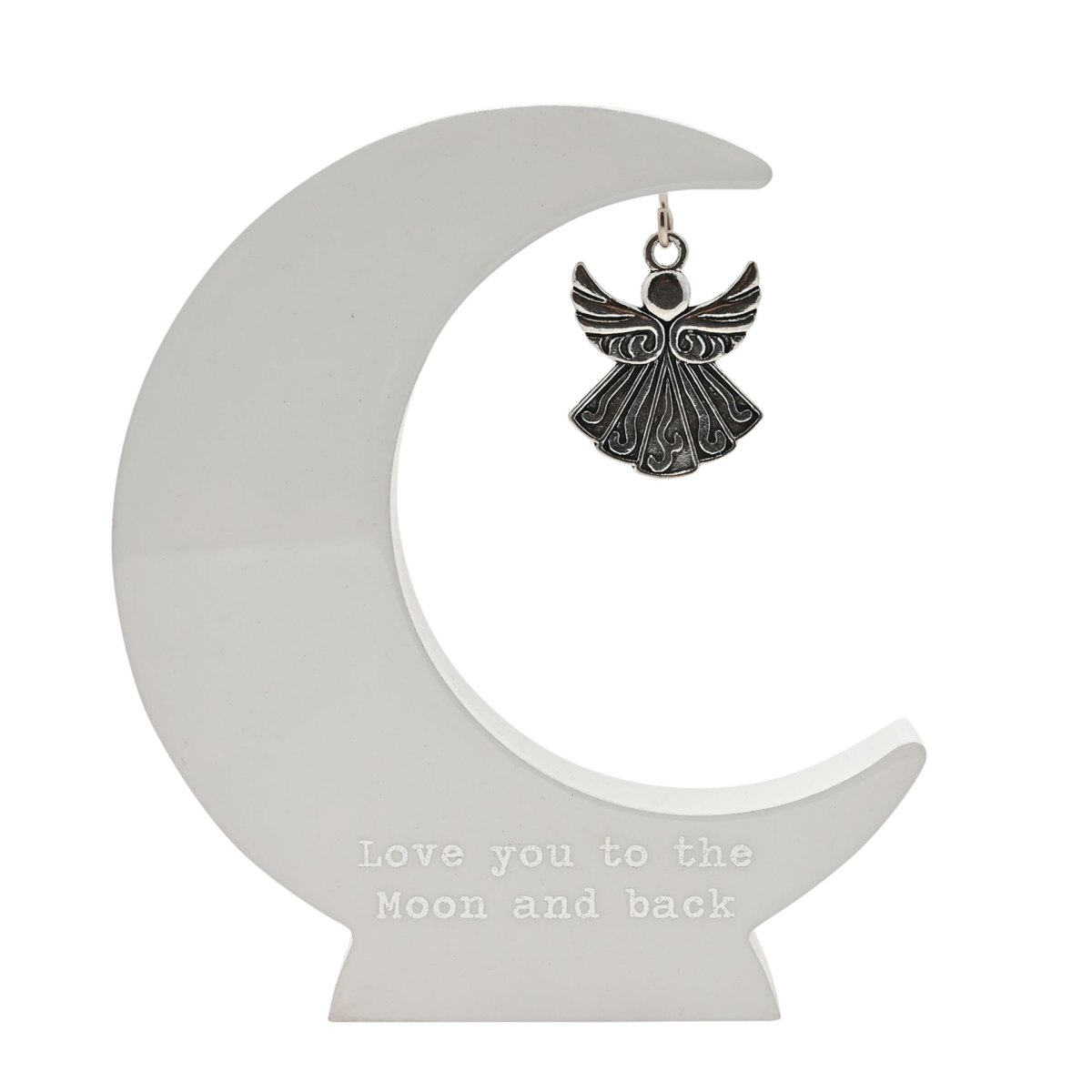 Thoughts of You Moon Mantel Plaque - Love