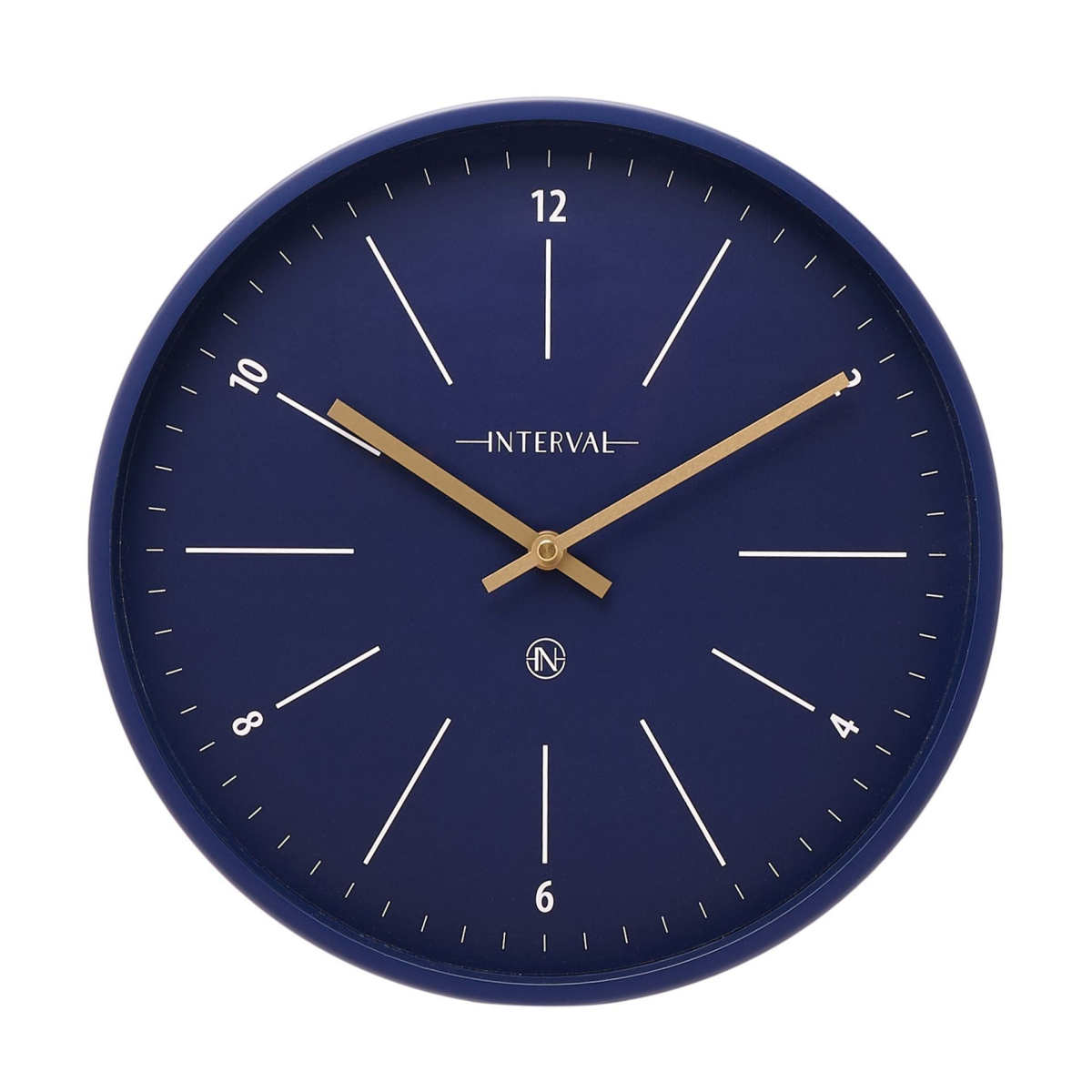 Interval Metal Wall Clock 32cm - Navy