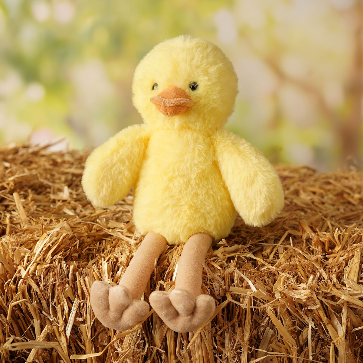 Tara The Plush Long Leg Yellow Chick 30cm