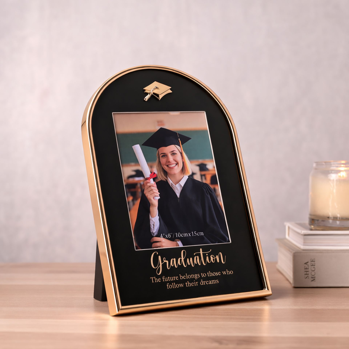 School Years Arch Frame 4" x 6" - Graduation