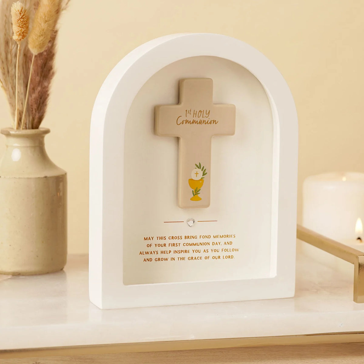 Faith & Hope Framed Plaque - 1st Communion