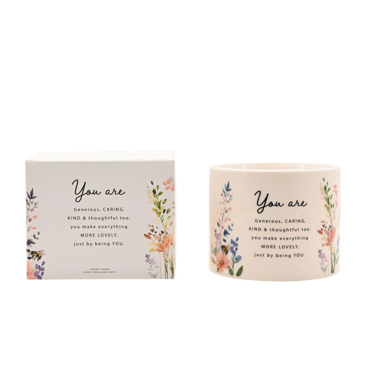 The Cottage Garden 2 Wick Ceramic Candle - You are