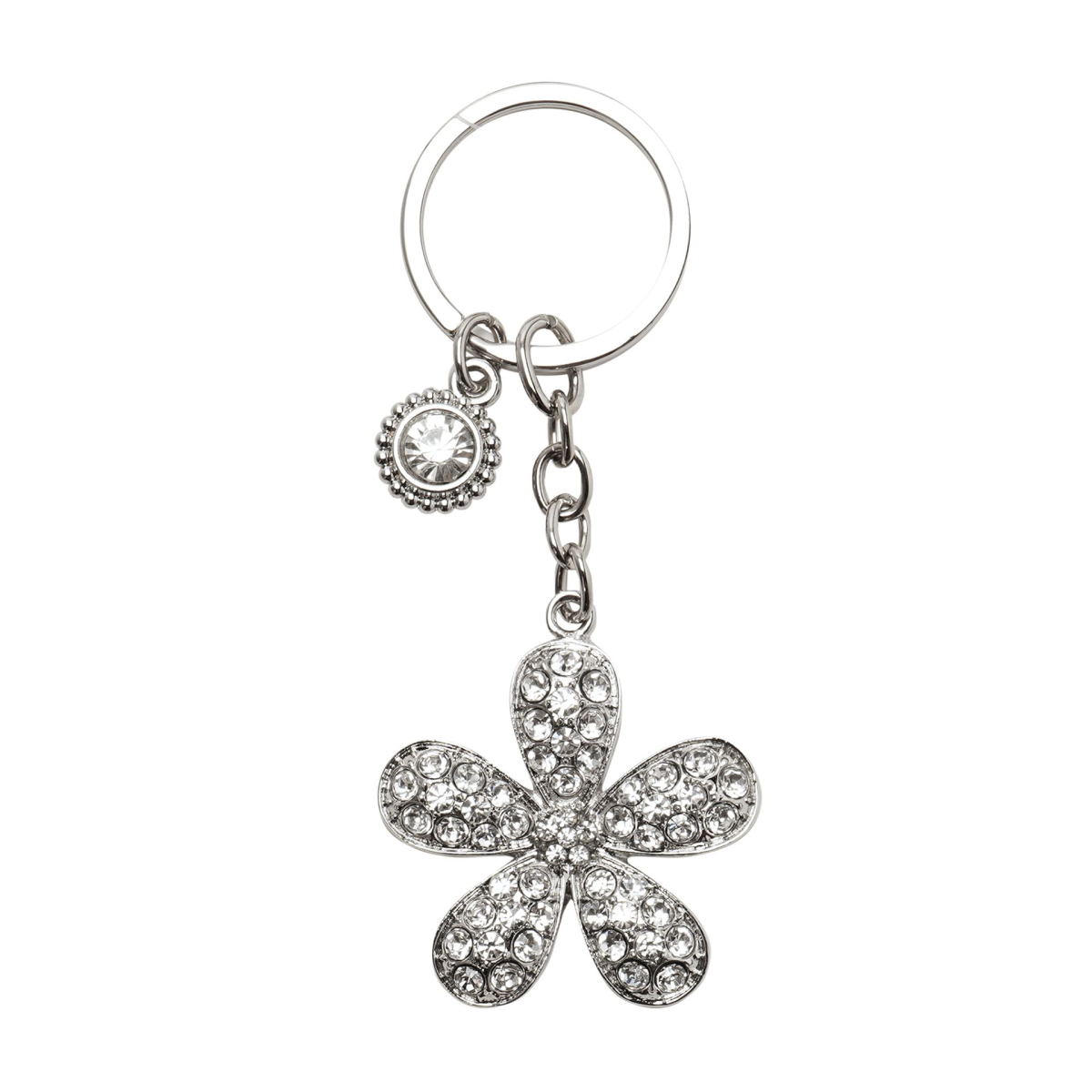 Sophia Classic Crystal Flower Keyring