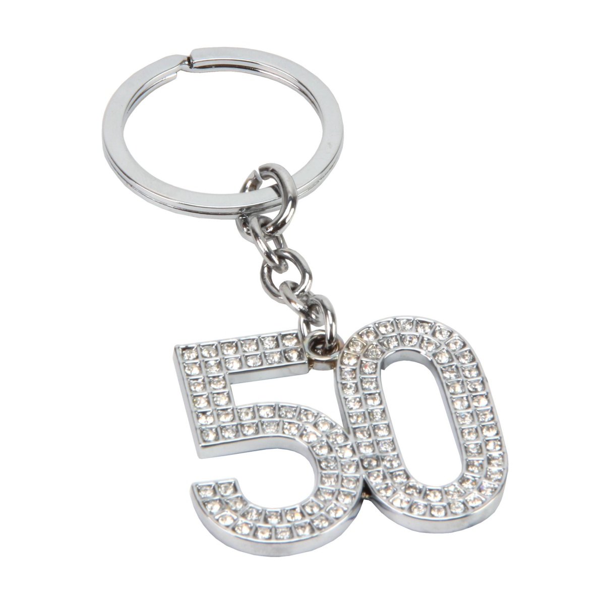 Milestones Crystal Keyring - 50