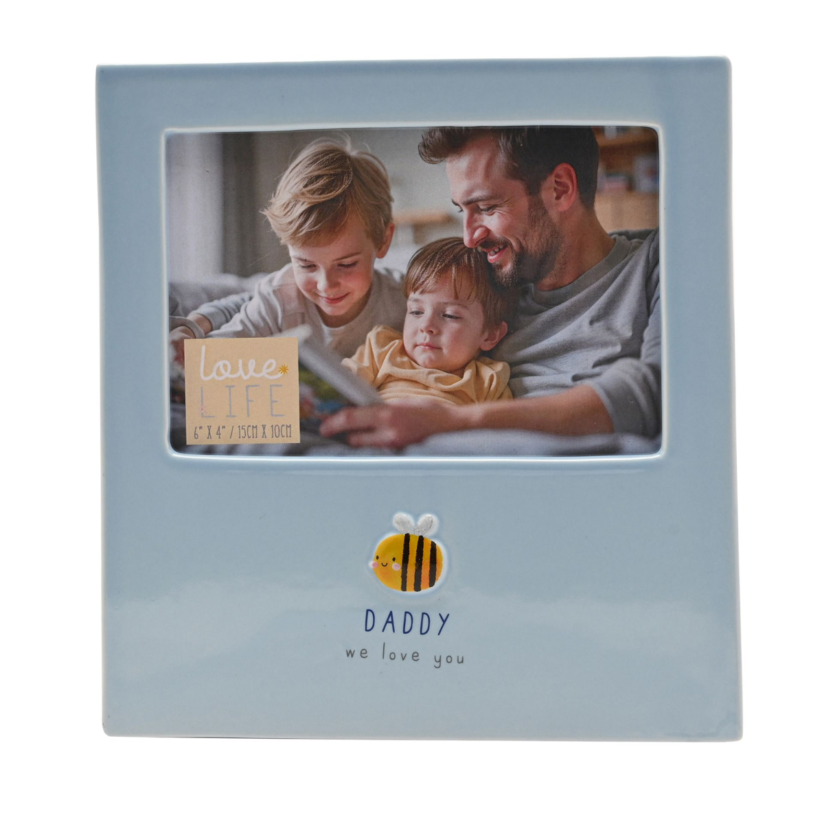 Love Life Photo Frame 4" x 6" - Daddy