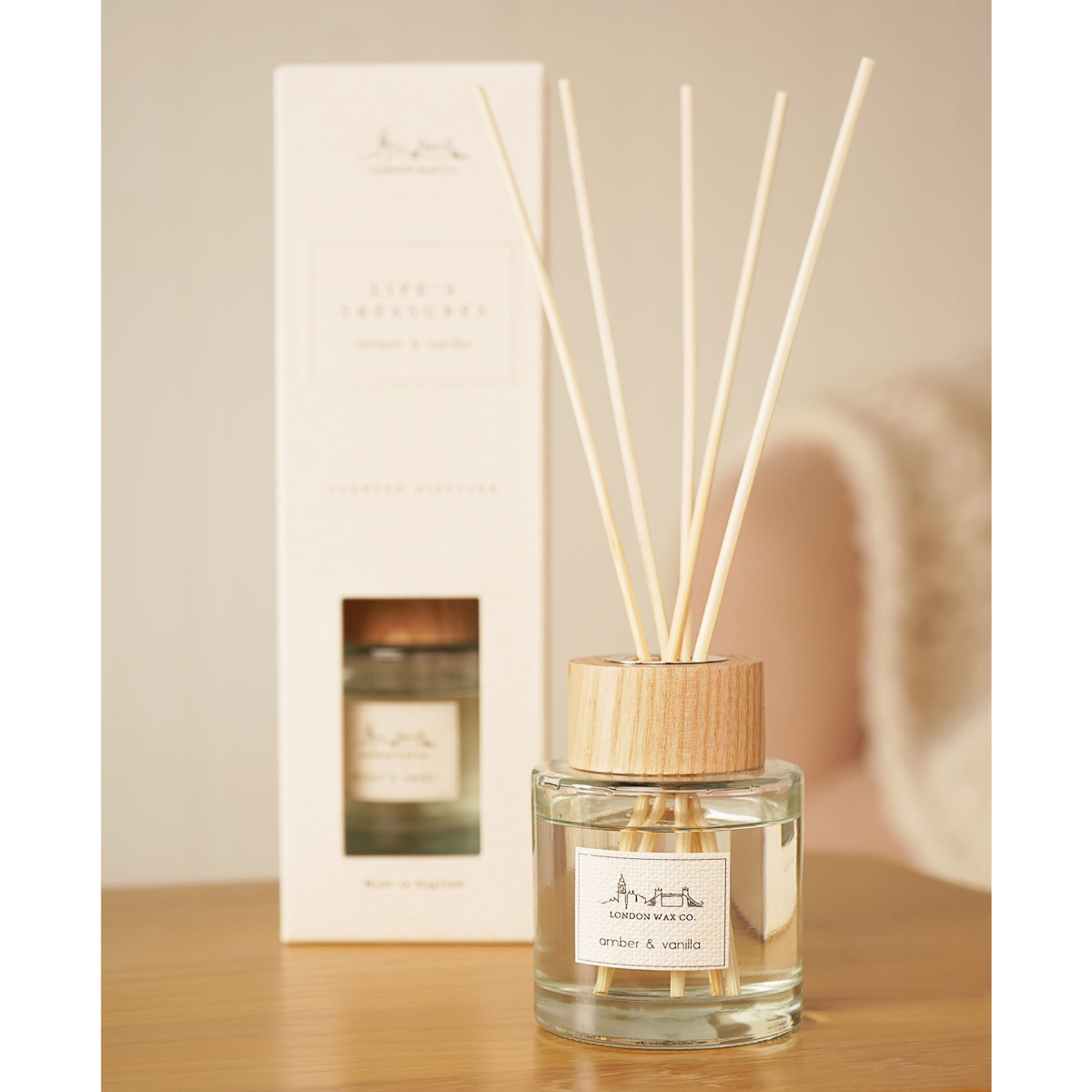 The London Wax Company Amber & Vanilla Diffuser 100ml