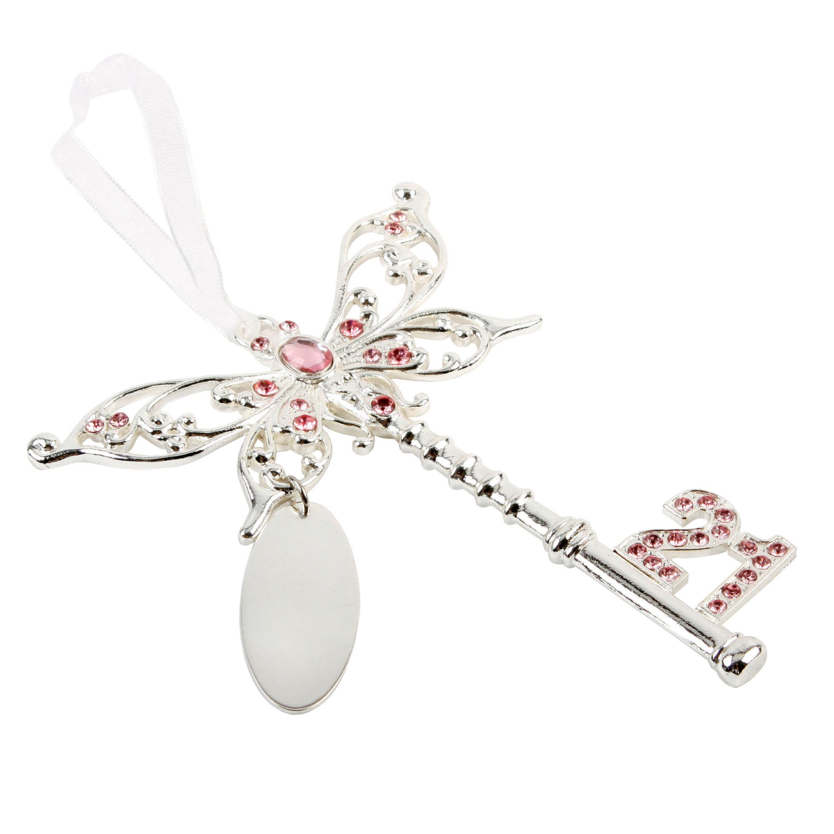 Milestones Key Pink Butterfly 21 / Engraving Plate