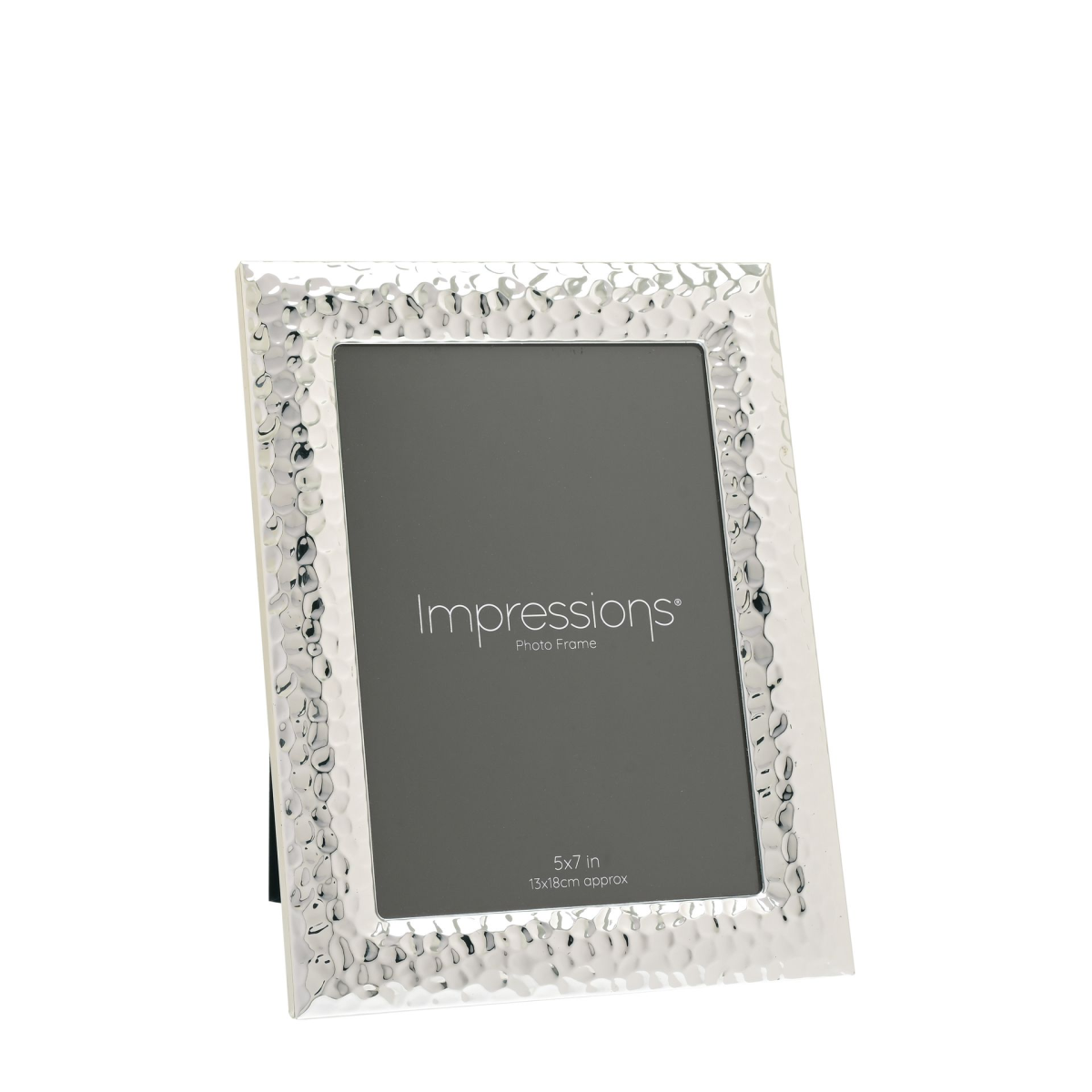 Impressions Silverplated Textured Photo Frame 5" x 7"