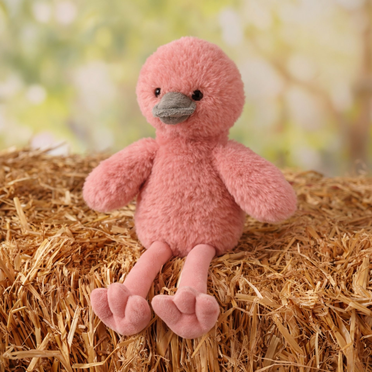 Flo The Plush Long Leg Flamingo Chick 30cm