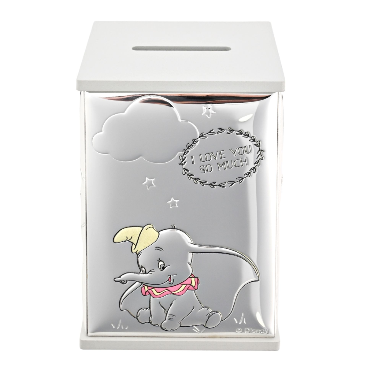 Disney Silver Dumbo Money Box - Made In Italy
