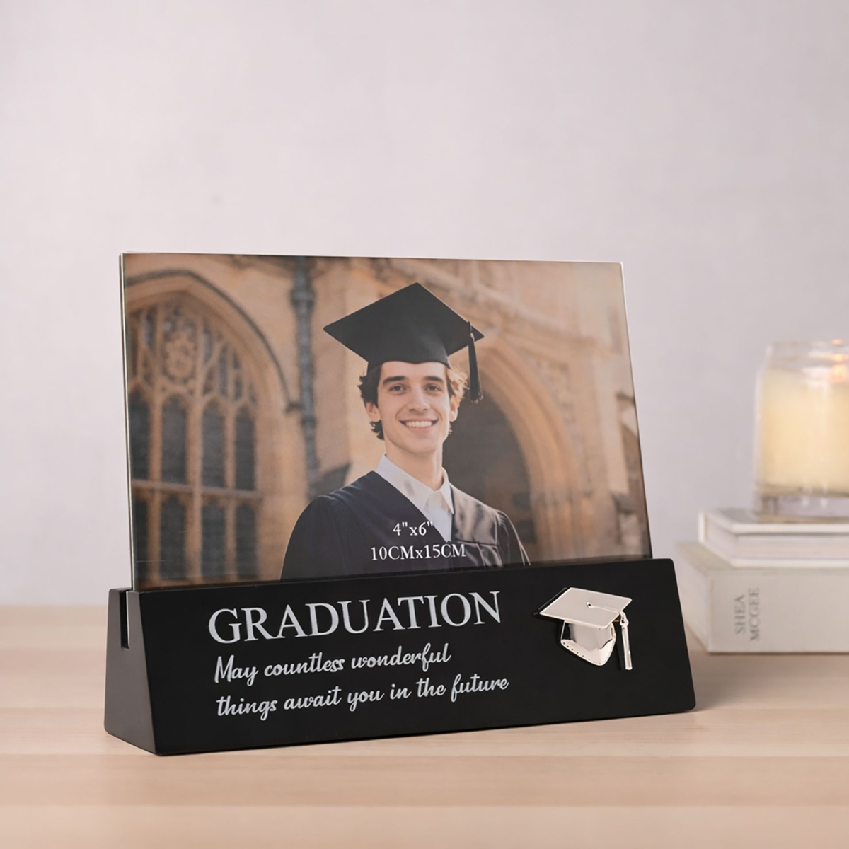 School Years Block Frame 6" x 4" - Graduation