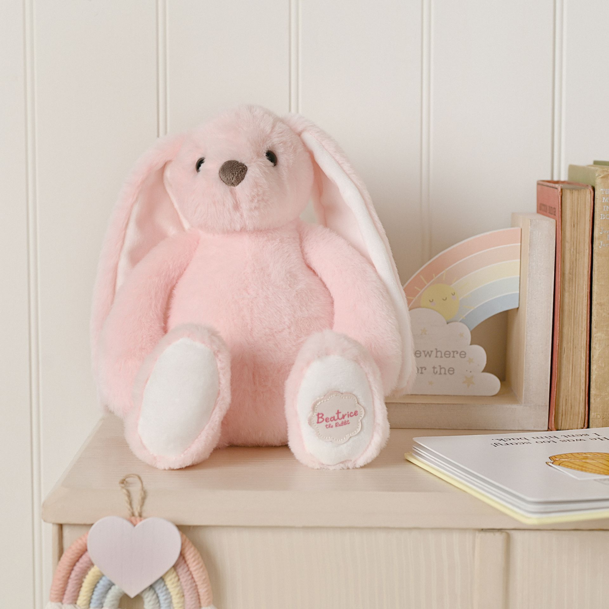 Beatrice The Classical Plush Pink Bunny 30 cm