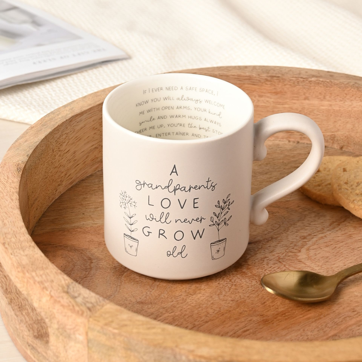 Moments Mug With Inside Words - Grandparents