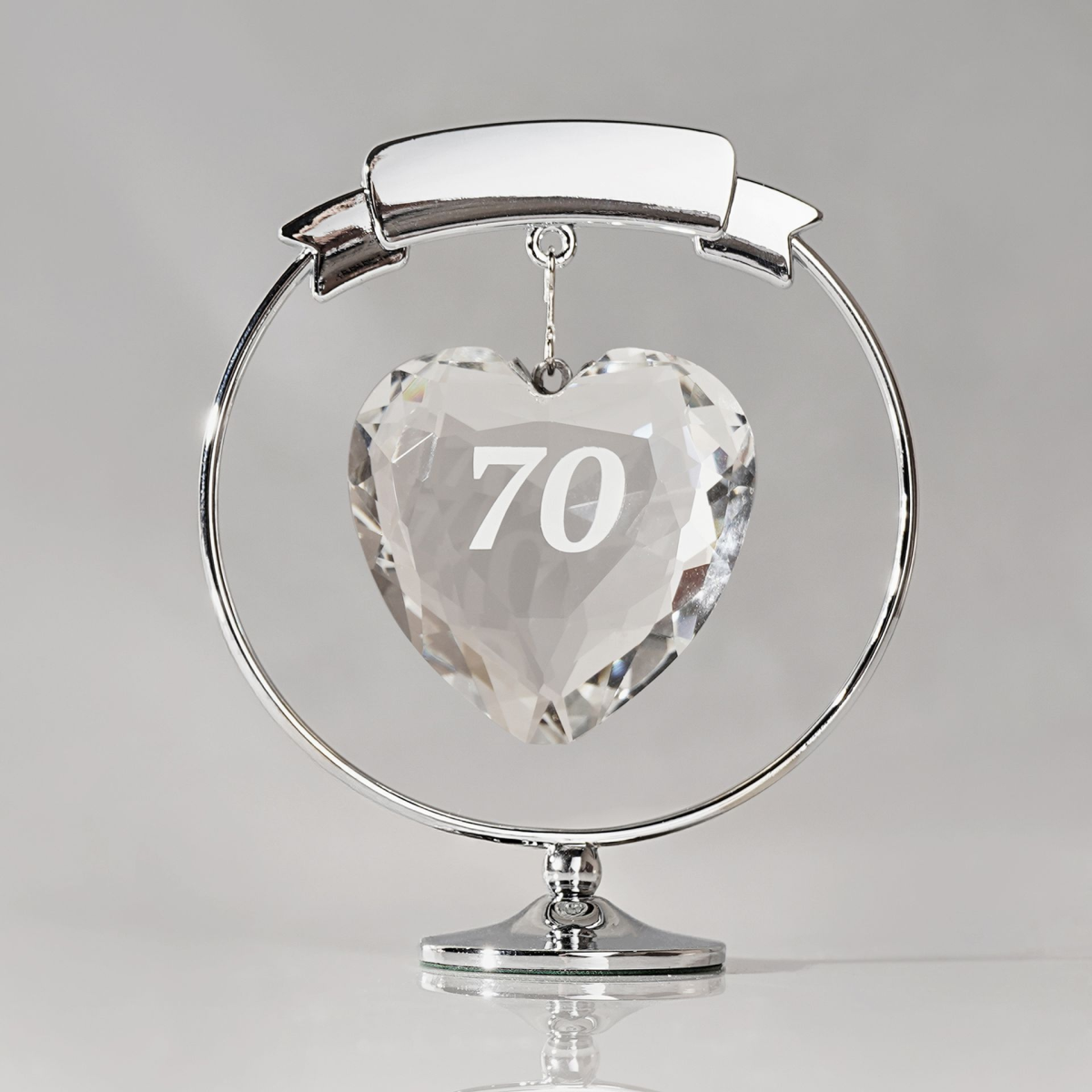Crystocraft Freestand Crystal Heart - 70