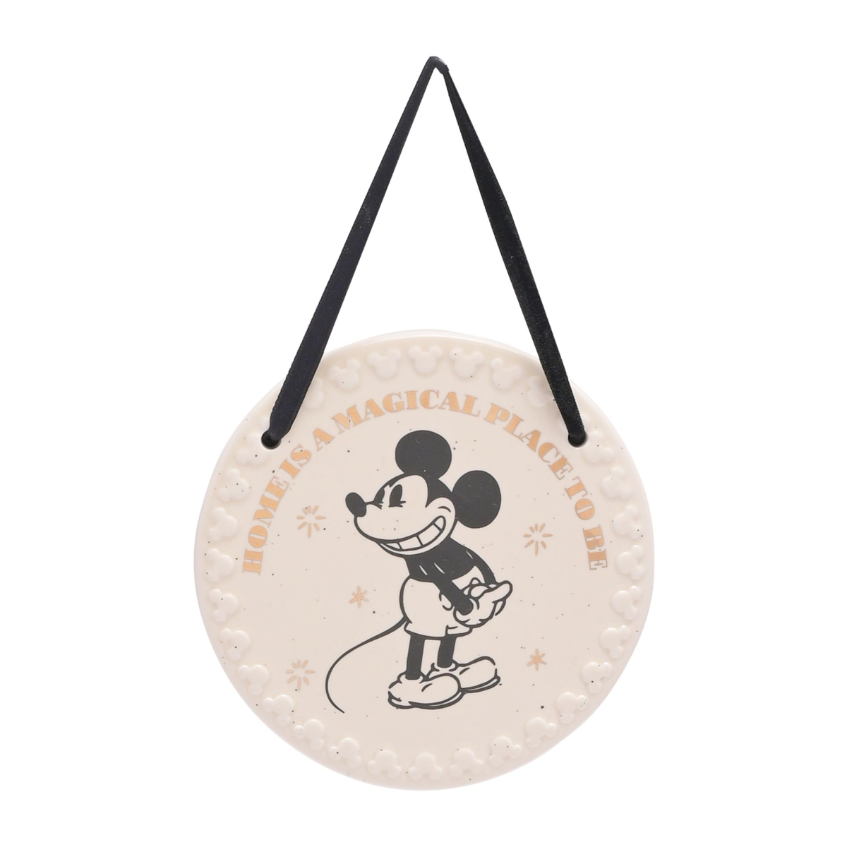 Disney Mickey Ceramic Plaque 'Home'