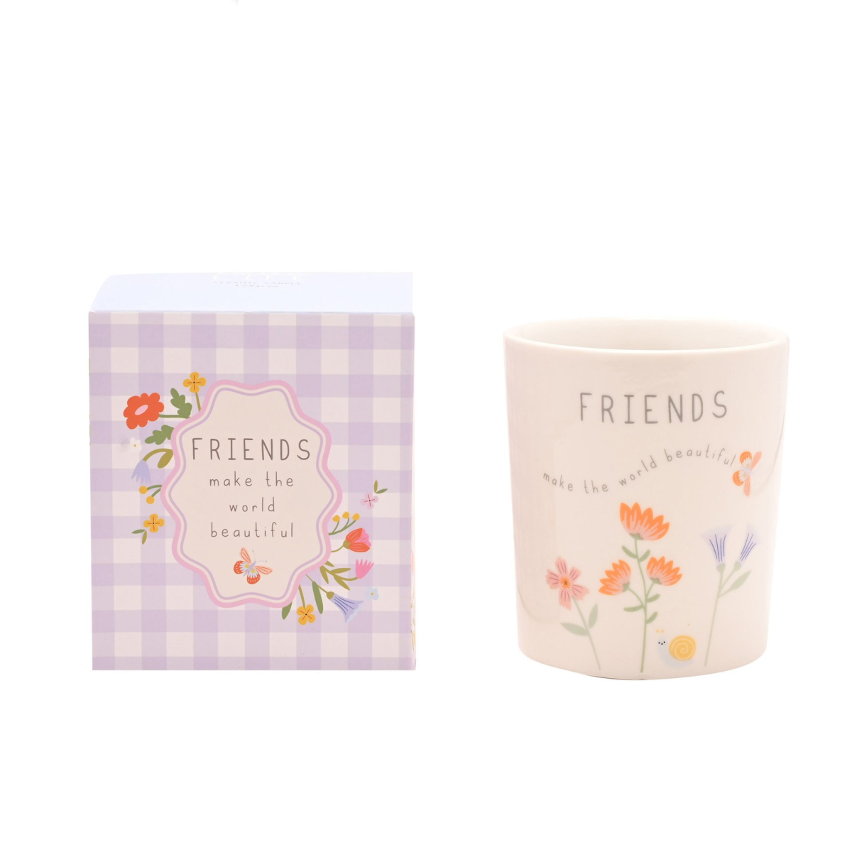 Love Life Ceramic Candle 190g - Friends