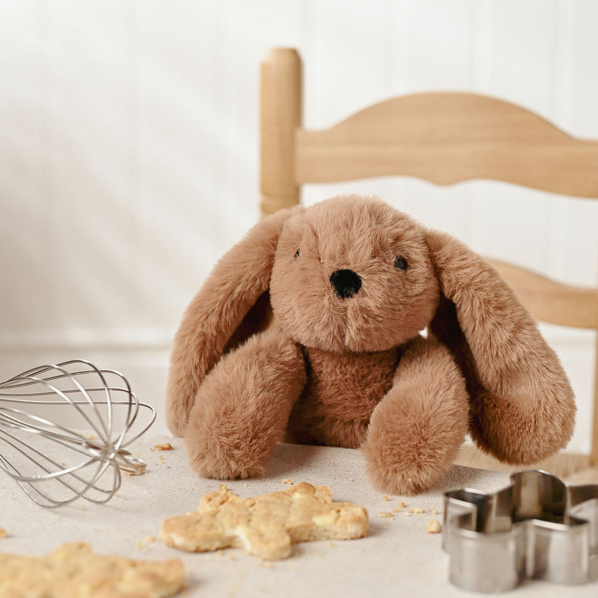 Cookie The Plush Long Leg Dark Brown Bunny 35 cm