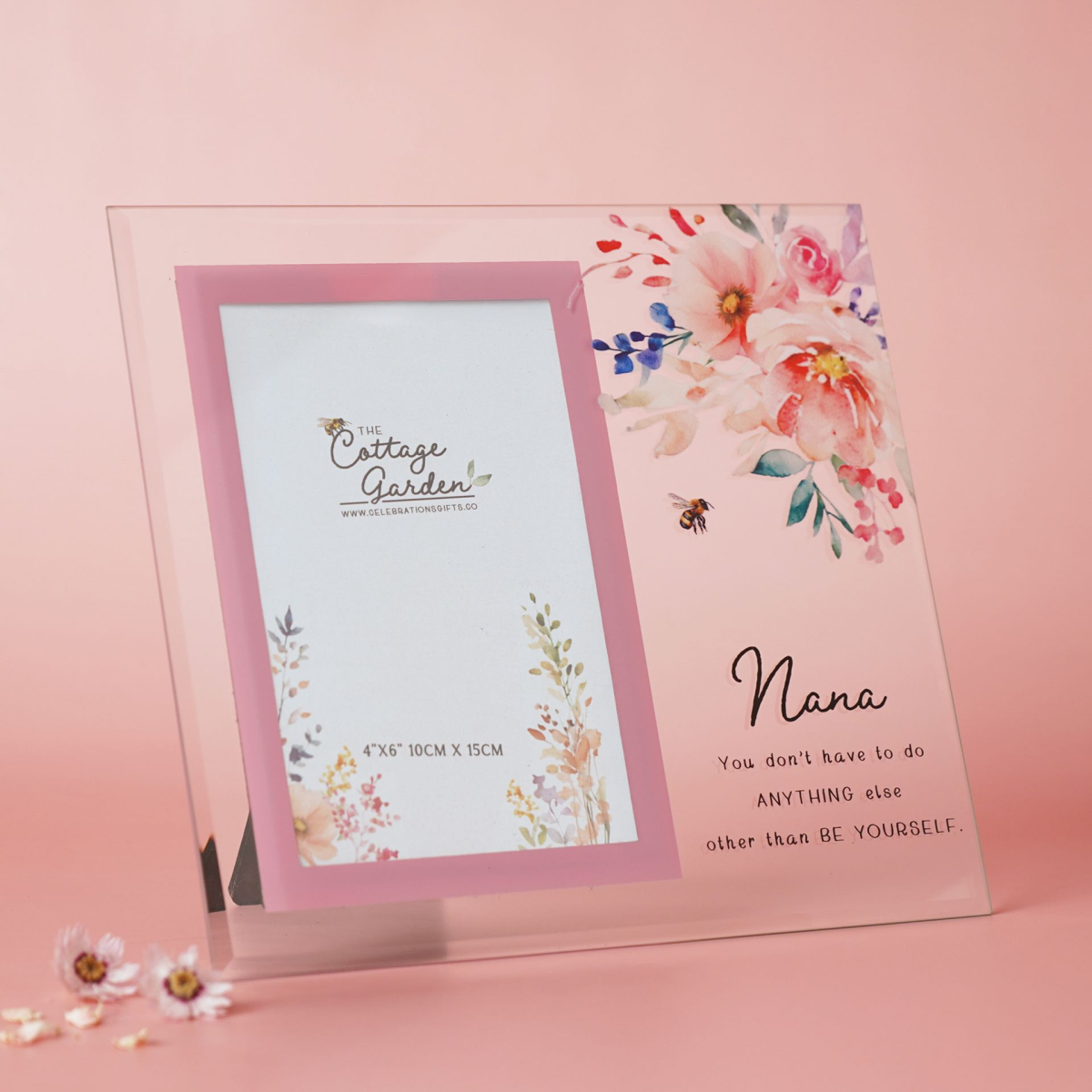 The Cottage Garden Glass Photo Frame - Nana