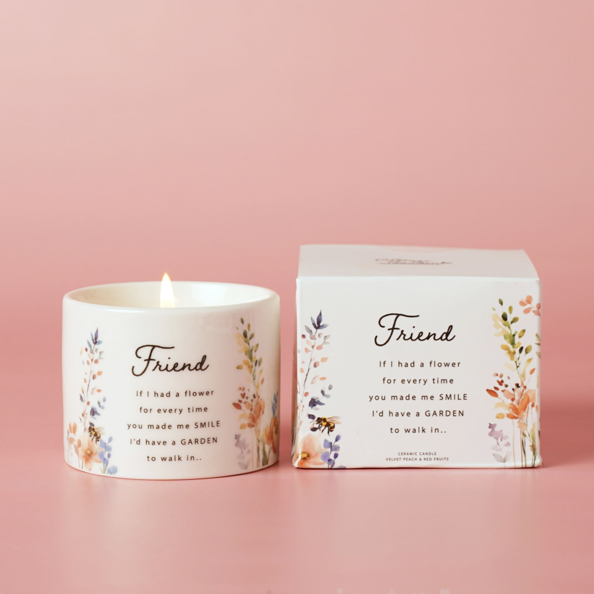 The Cottage Garden Ceramic Candle 100g - Friend