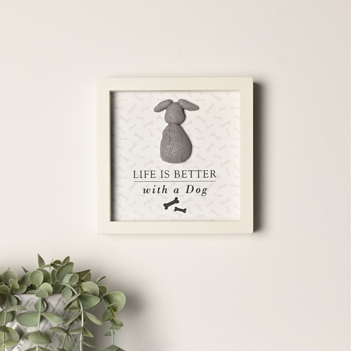 Best of Breed Framed Plaque - "Life Is Better with a Dog"