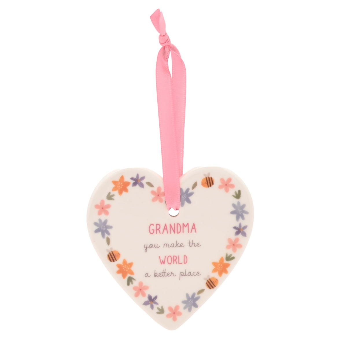 Love Life Ceramic Heart - Grandma