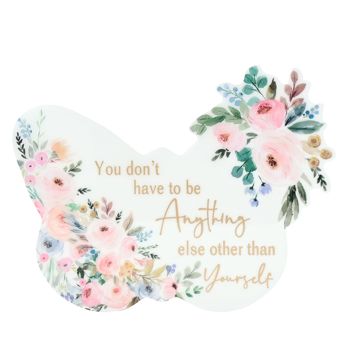 The Cottage Garden Butterfly Plaque - Be Yourself