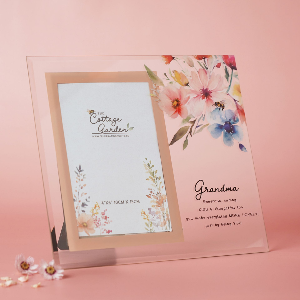 The Cottage Garden Glass Photo Frame - Grandma