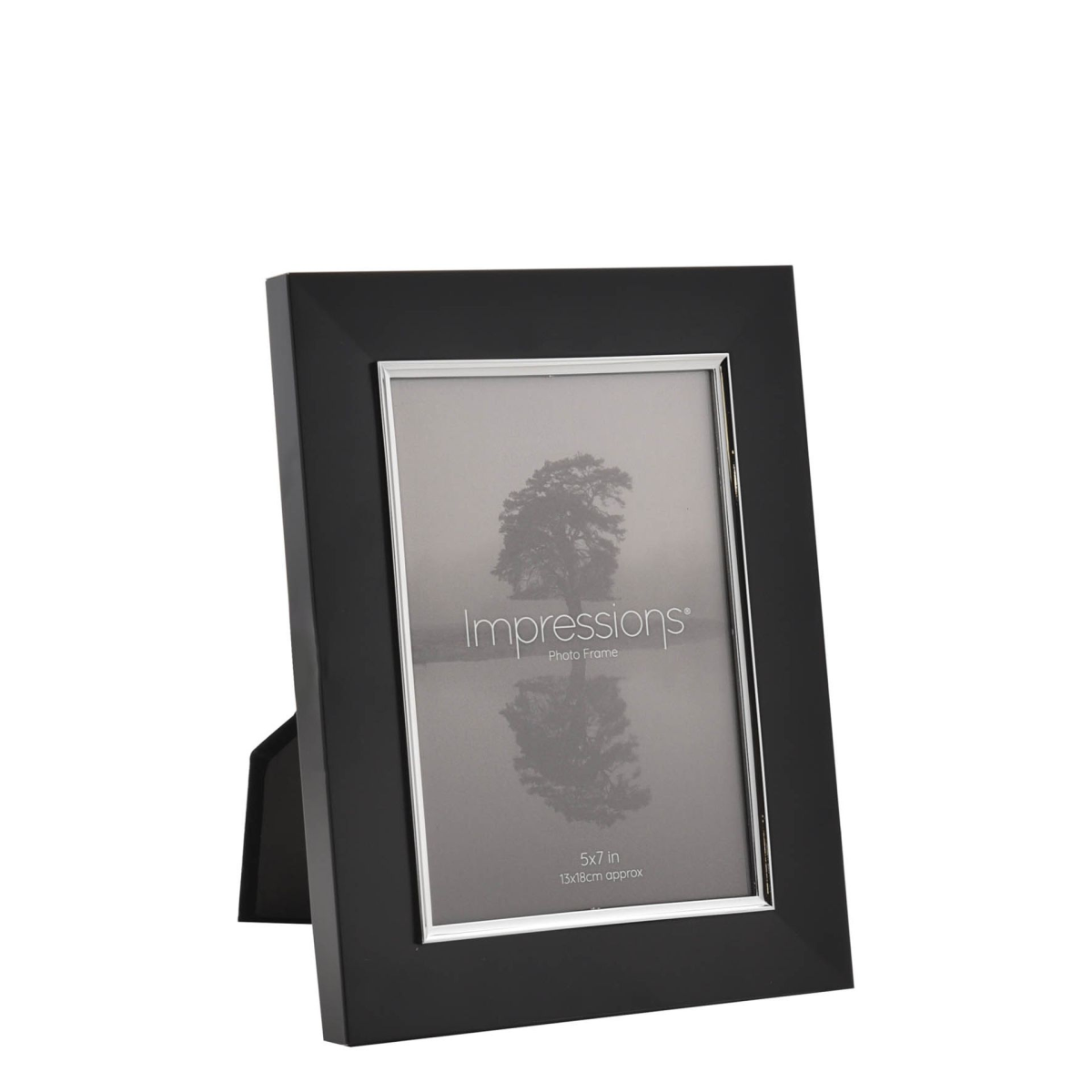 Impressions Black & Silver Aluminium Frame 5" x 7"