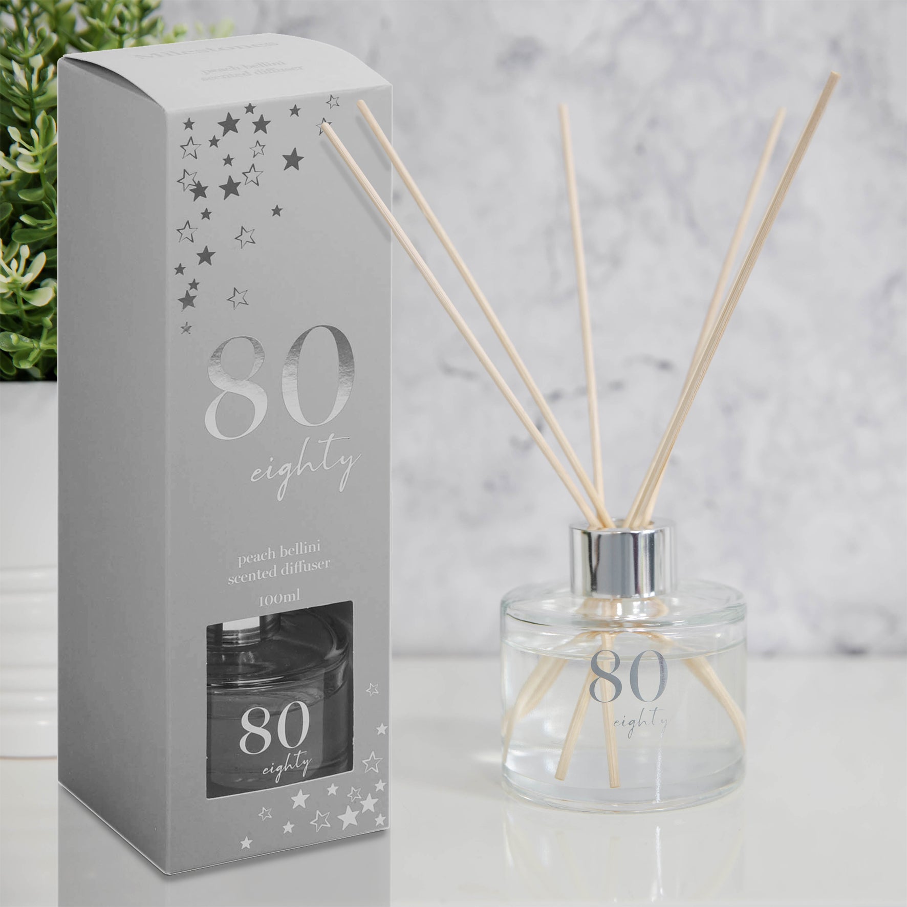 80th Birthday Gift - Reed Diffuser - 100ml