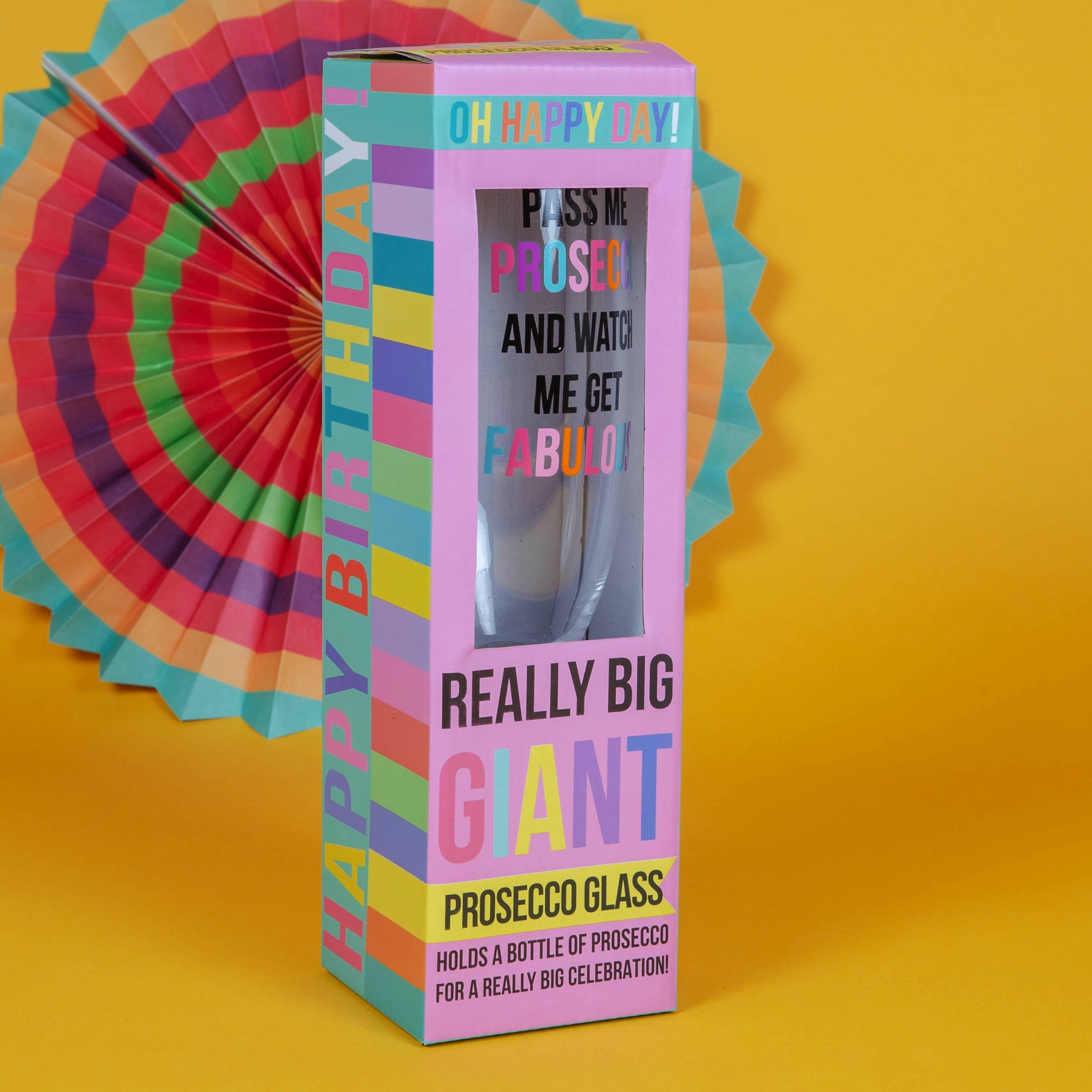 Prosecco Giant Glass - Oh Happy Day