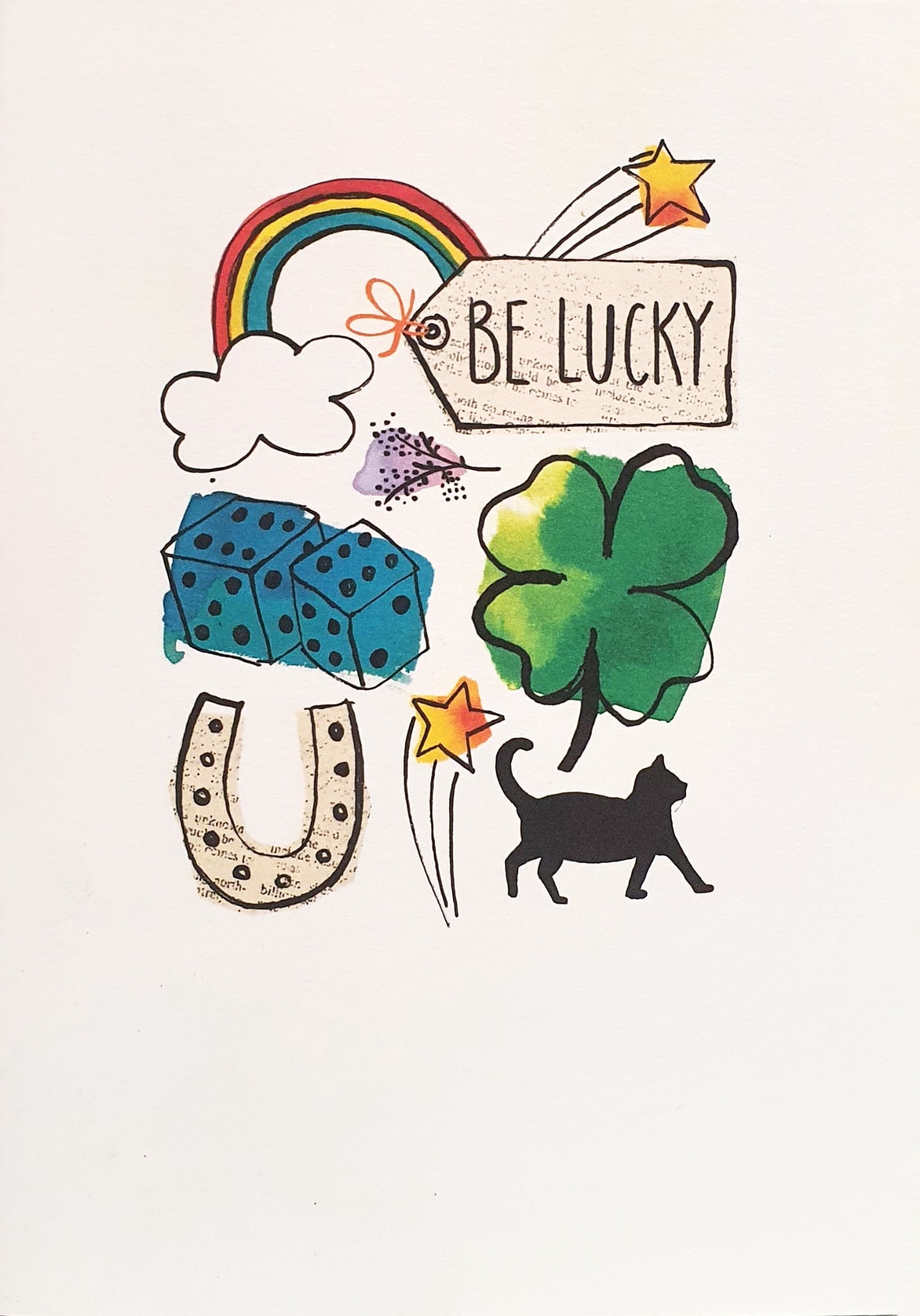 Good Luck Card - The Lucky Symbols Of Good Luck
