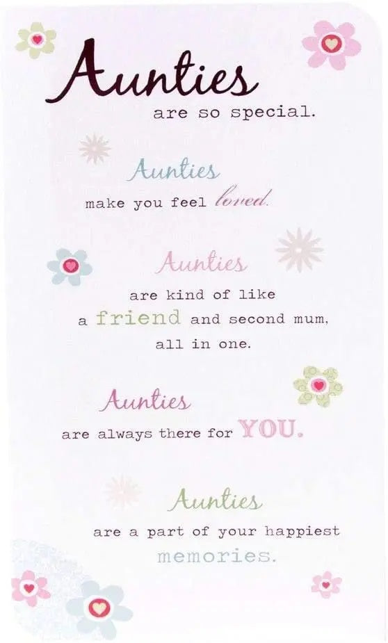 Auntie Birthday Card - Auntie All Things Beautiful