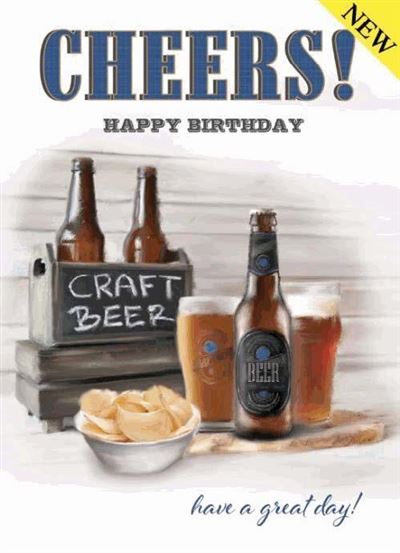 Birthday Card - Birthday Cheer With Quality Beer