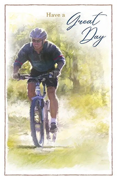 Birthday Card - A Tough Bike Ride