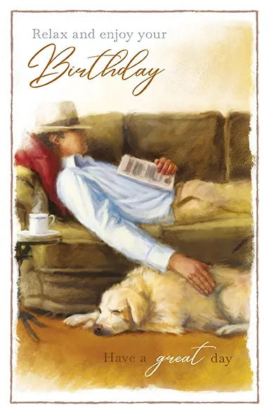 Birthday Card - Quiet Relaxation