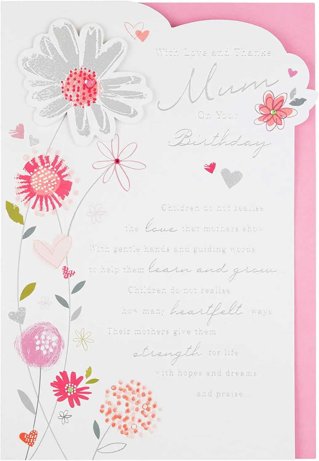Mum Birthday Card - Realisation of Mum's Sacrifices and Love