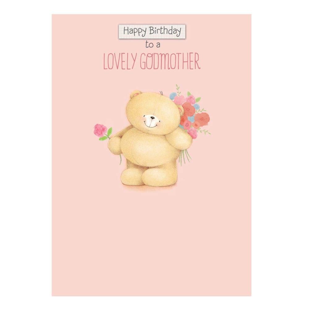 Godmother Birthday Card - Say It With Flowers