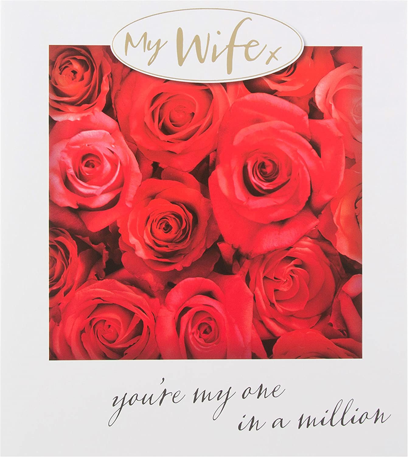 Wife Birthday Card - Million Roses Of Love