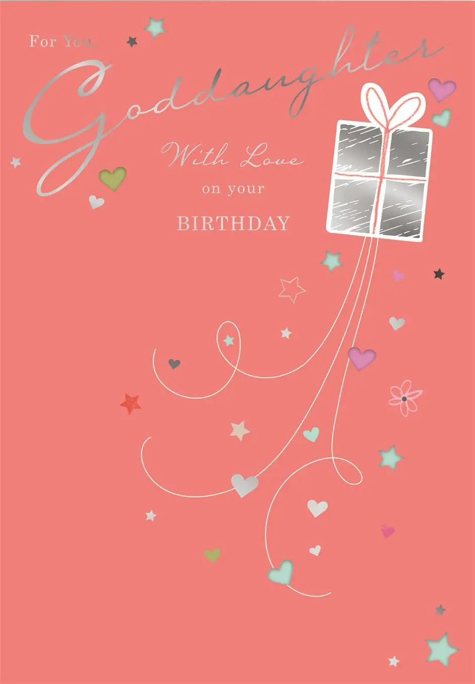 Goddaughter Birthday Card - Gift Amongst The Stars