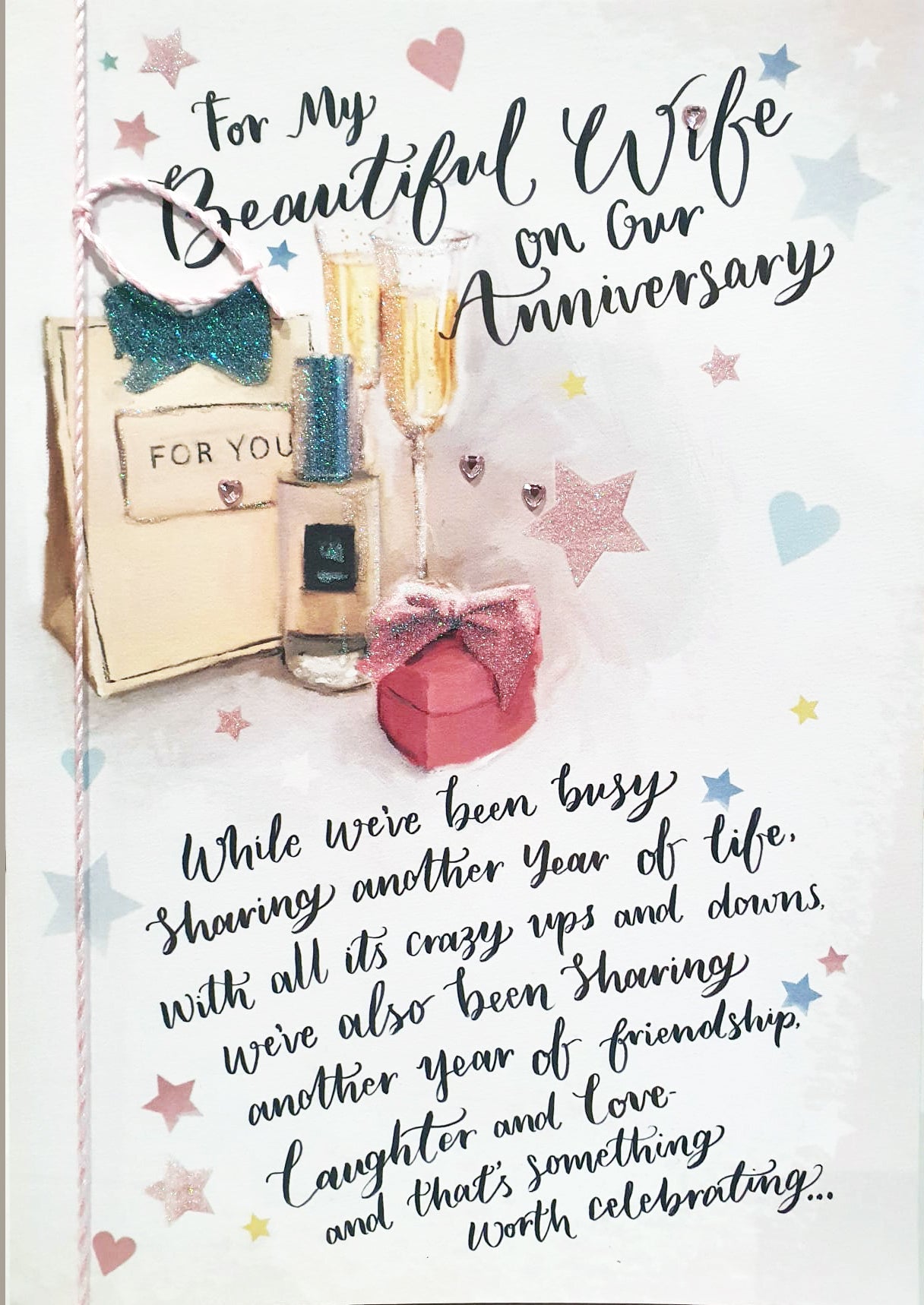 Wife Anniversary Card - Tribute To Love And Friendship