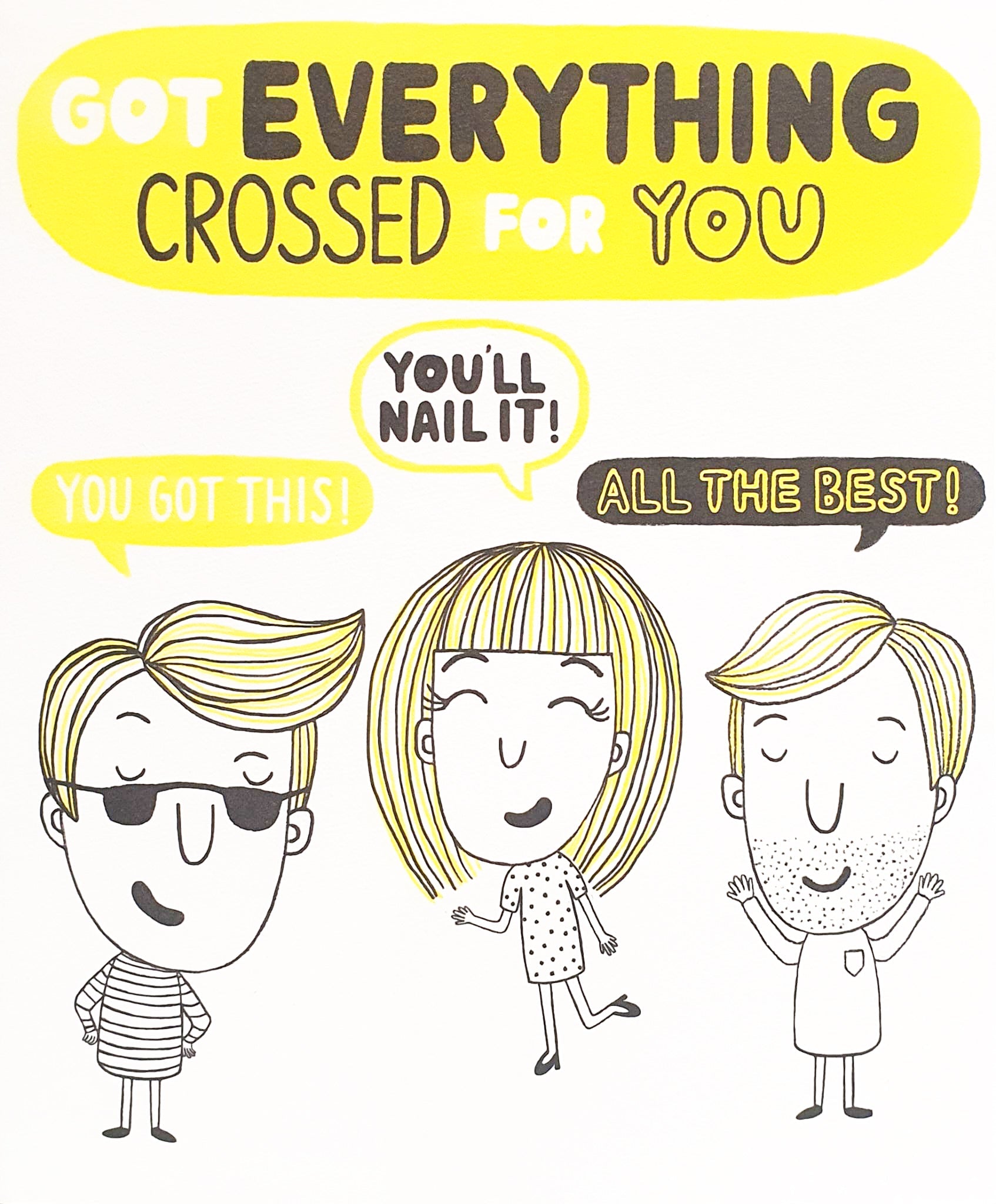 Good Luck Card - Rooting For You You'll Nail It